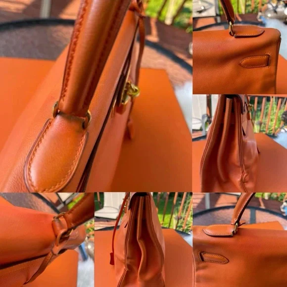 Vintage Hermès Kelly Retourne 32 - Picture 12 of 16